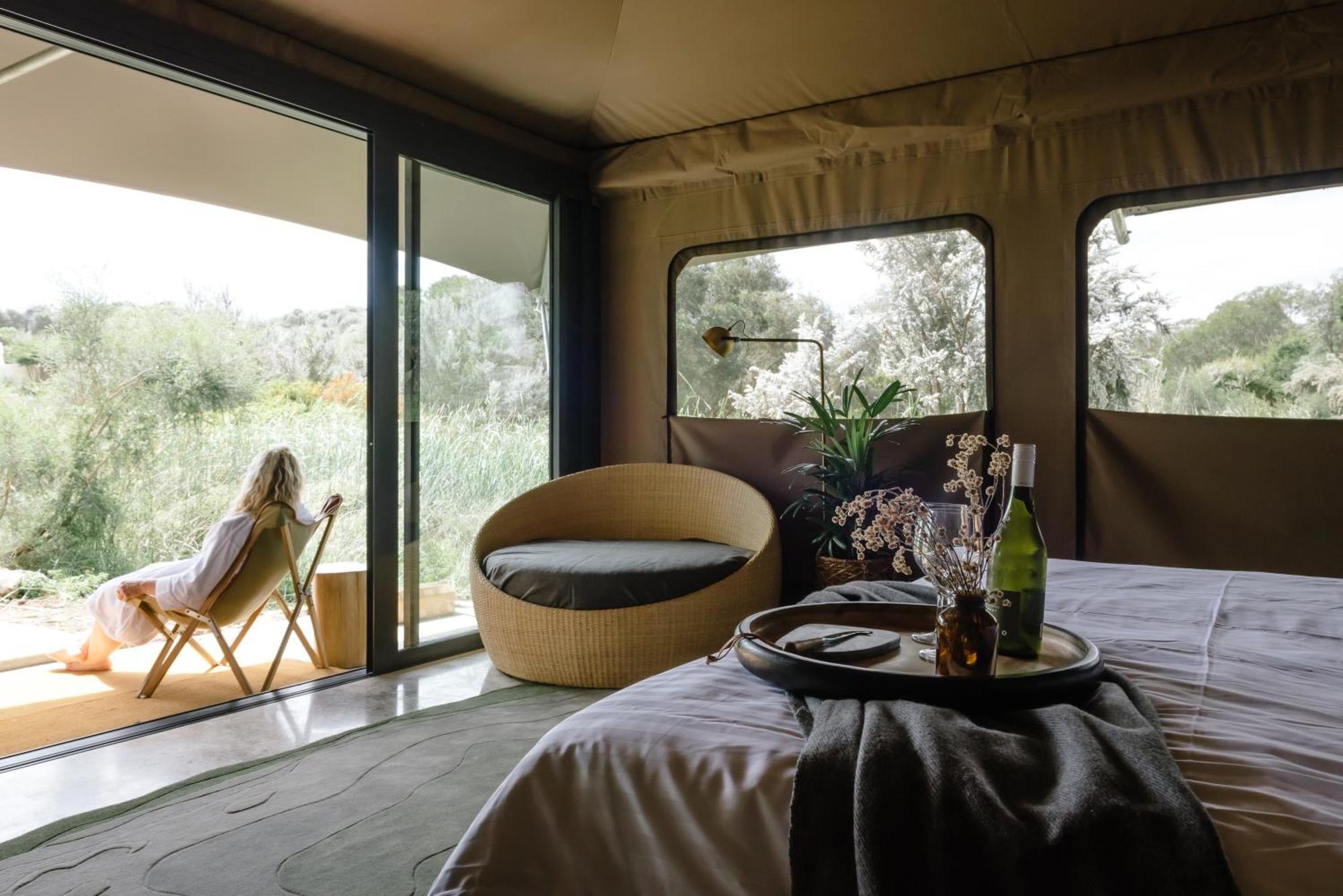 Peninsula Hot Springs Luxury tent Fingal